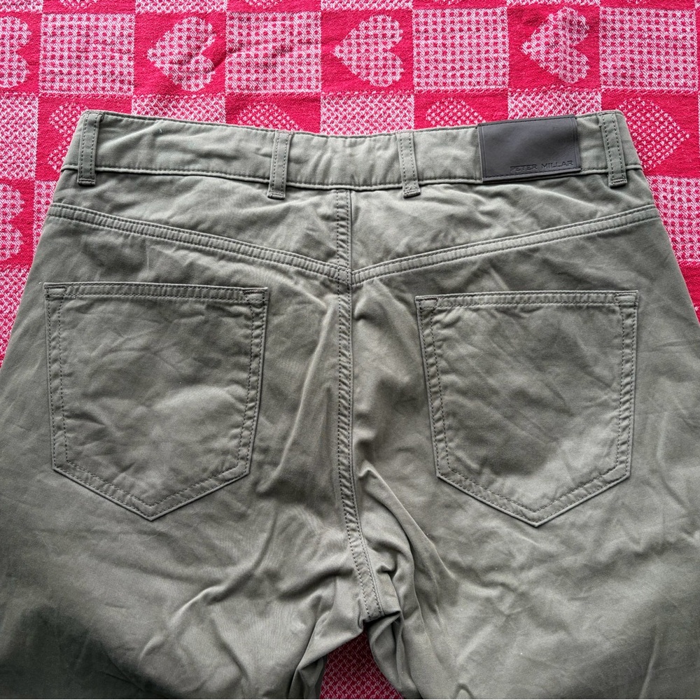 Peter Millar Brown Tailored Fit Pants - Picture 5 of 7